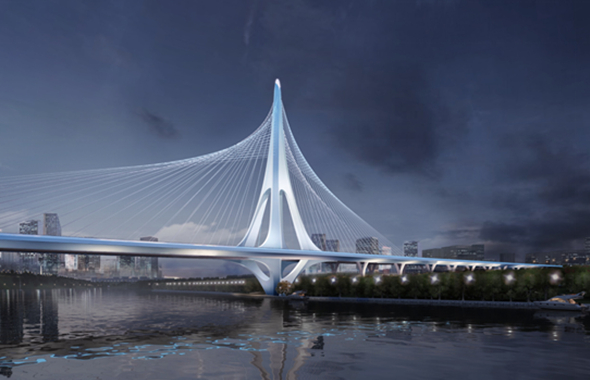 加速连通！成都东西城市轴线沱江大桥建设迎来重要进展